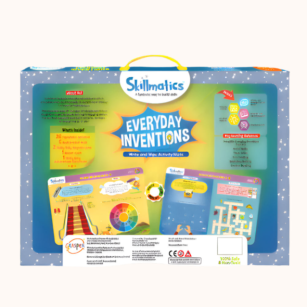 Skillmatics Everyday Inventions - Learn With Fun - 26 Repeatable Write & Amp