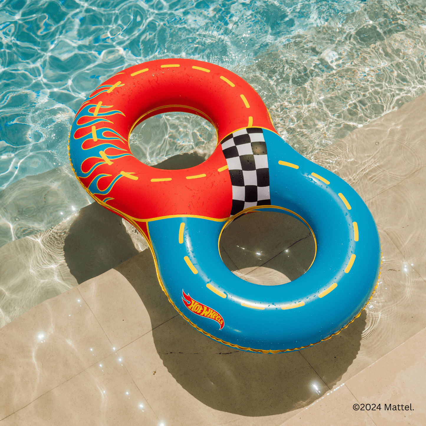 L142 Kids Racetrack Double Tube Float