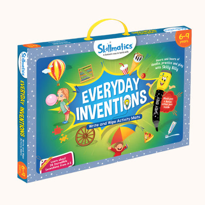 Skillmatics Everyday Inventions - Learn With Fun - 26 Repeatable Write & Amp