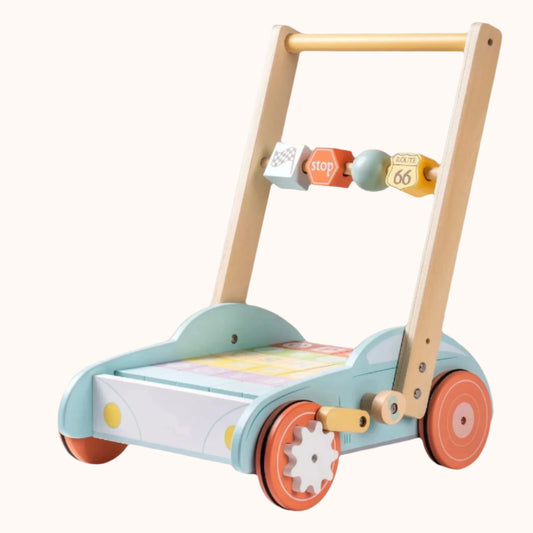 Wooden ABC 123 Baby Walker with Traffic Signs