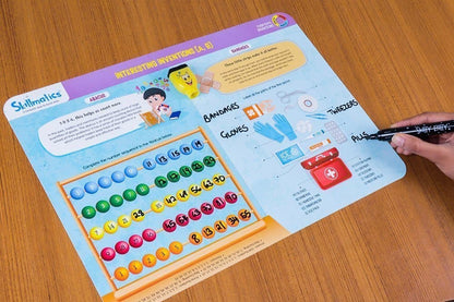 Skillmatics Everyday Inventions - Learn With Fun - 26 Repeatable Write & Amp