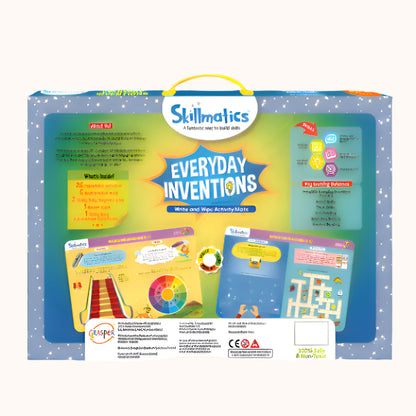 Skillmatics Everyday Inventions - Learn With Fun - 26 Repeatable Write & Amp