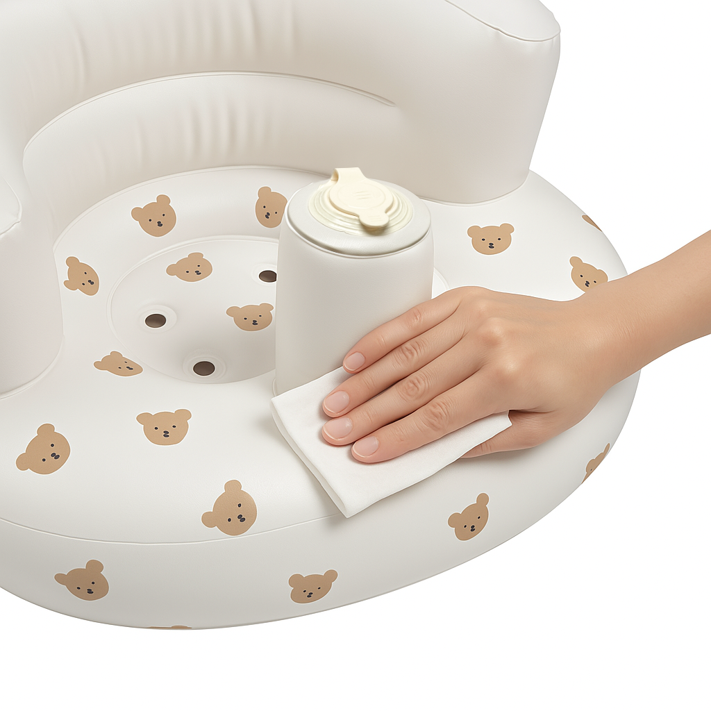 ComfyBub şişme bebek koltuğu - kolay temizlenir