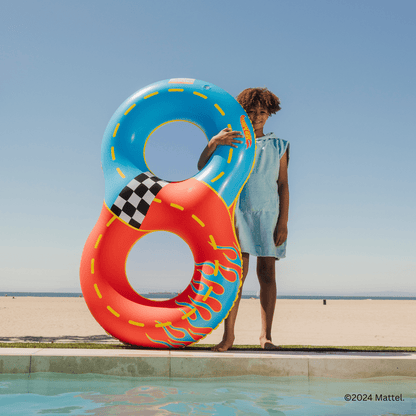 L142 Kids Racetrack Double Tube Float
